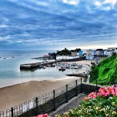 Tenby Harbour, Snapseed Edit