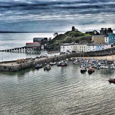 Tenby Harbour, Snapseed Edit