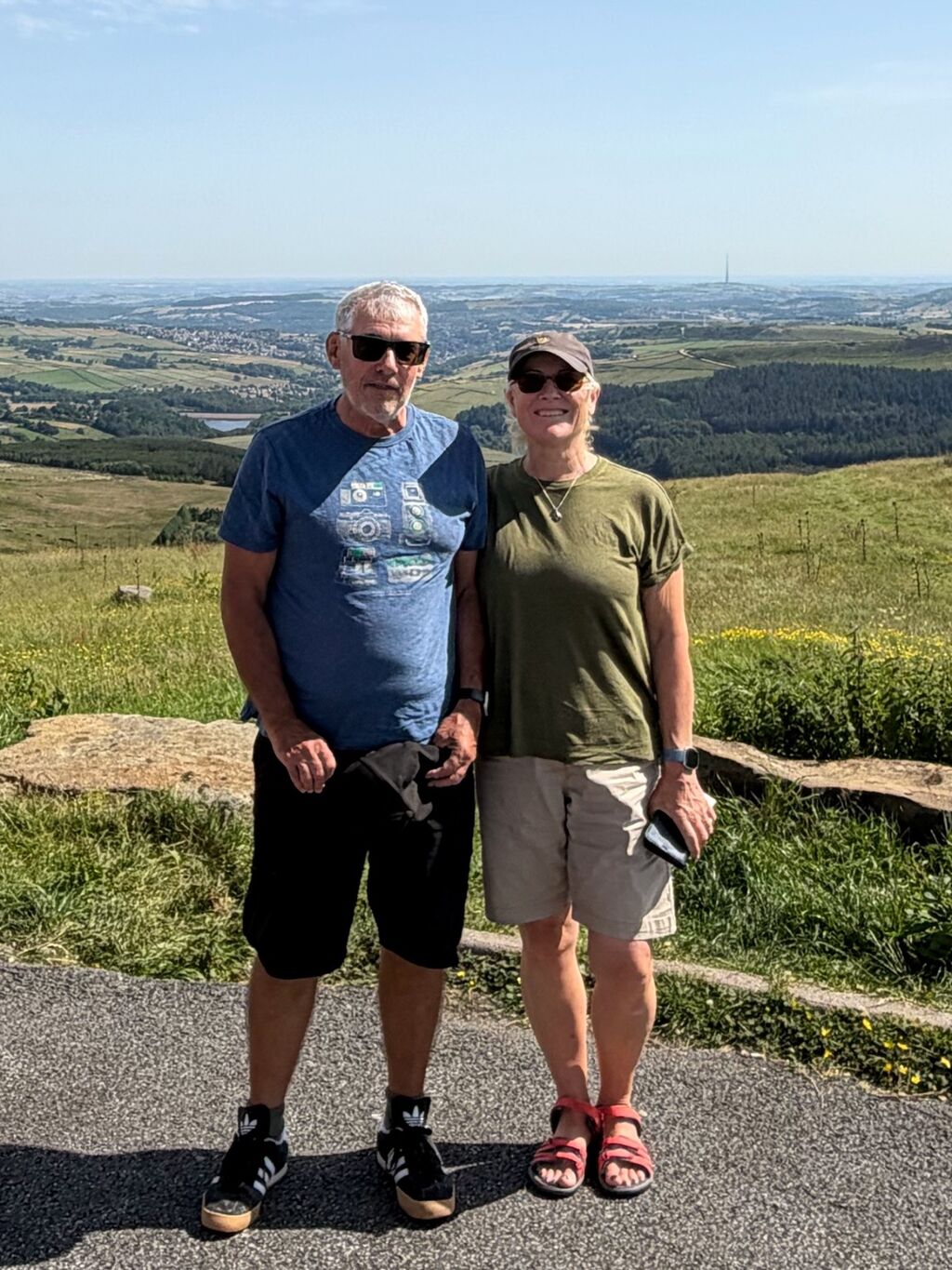 Me and Mrs M at Holme Moss