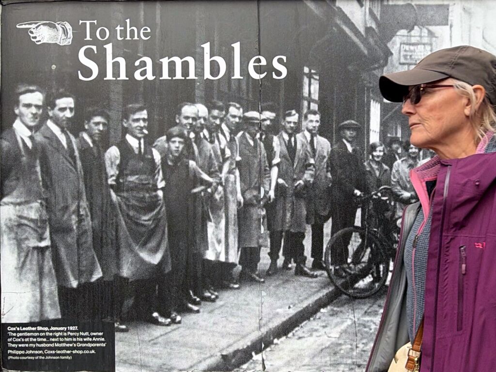 Mrs M. Going “To The Shambles”