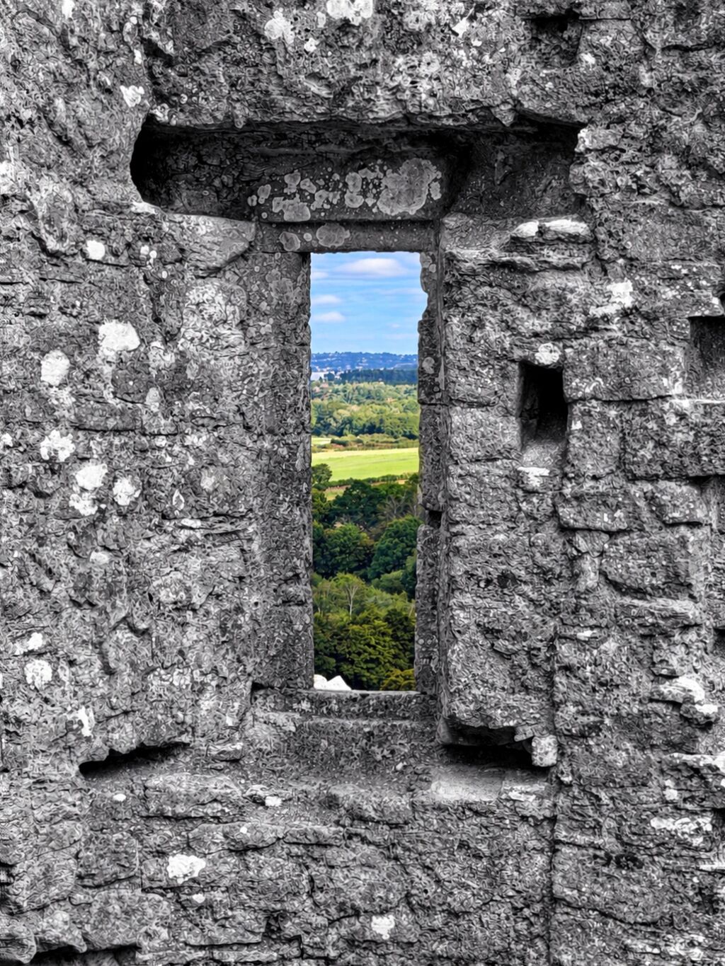 A view from Corfe Castle