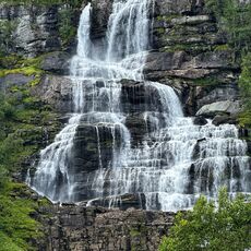 Tvindefossen Waterfall