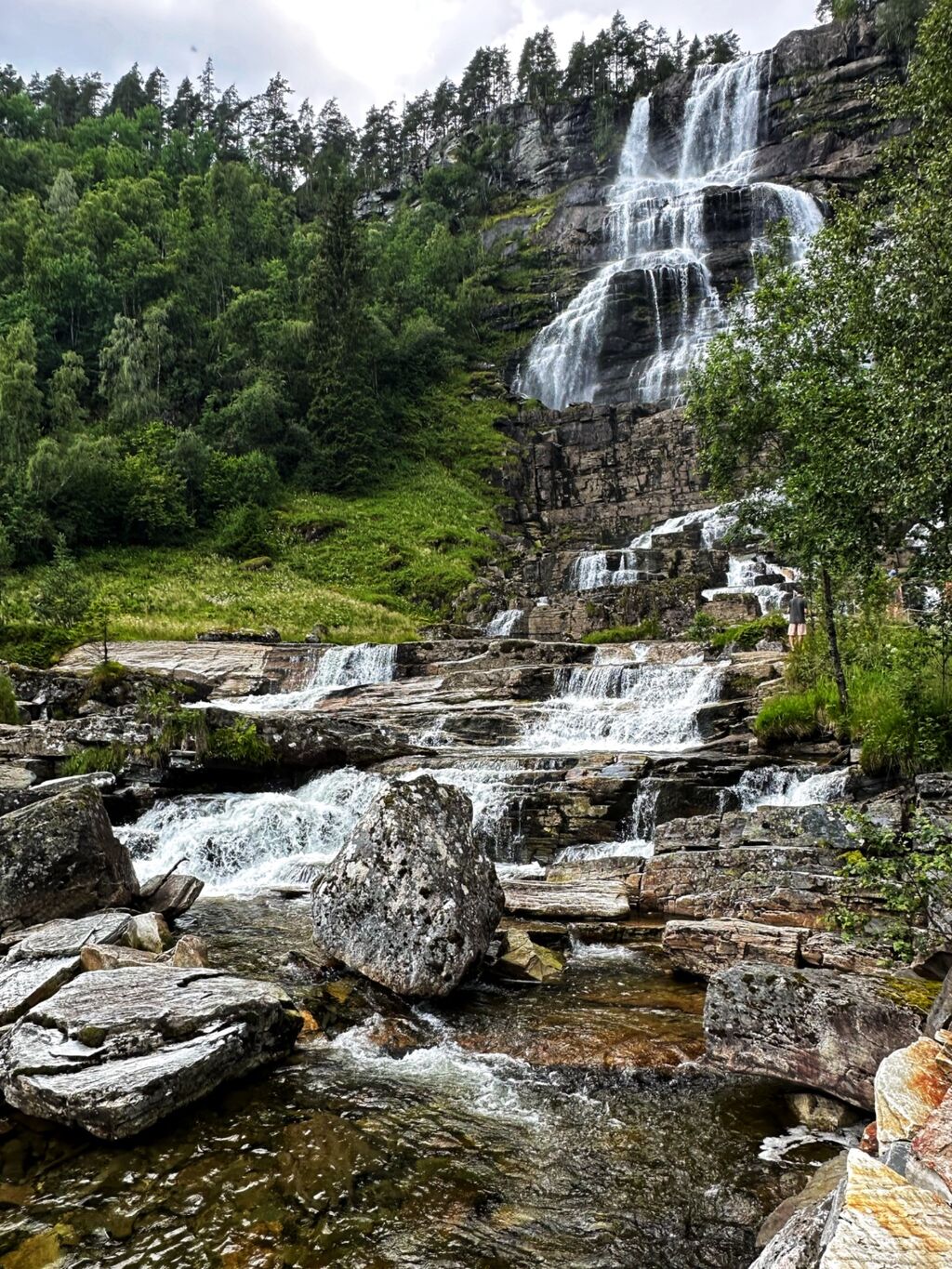 Tvindefossen Waterfall