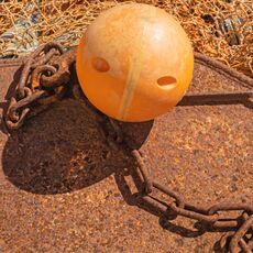 Scrap Orange Buoy at Dungeness