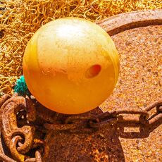 Scrap Orange Buoy at Dungeness