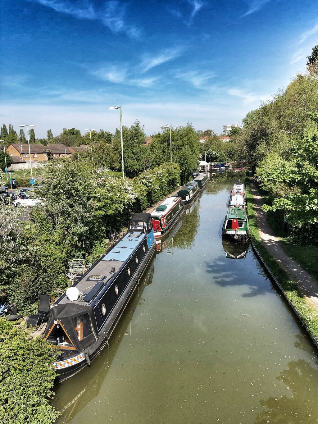 Oxford Canal from the Tom Rolt Bridge