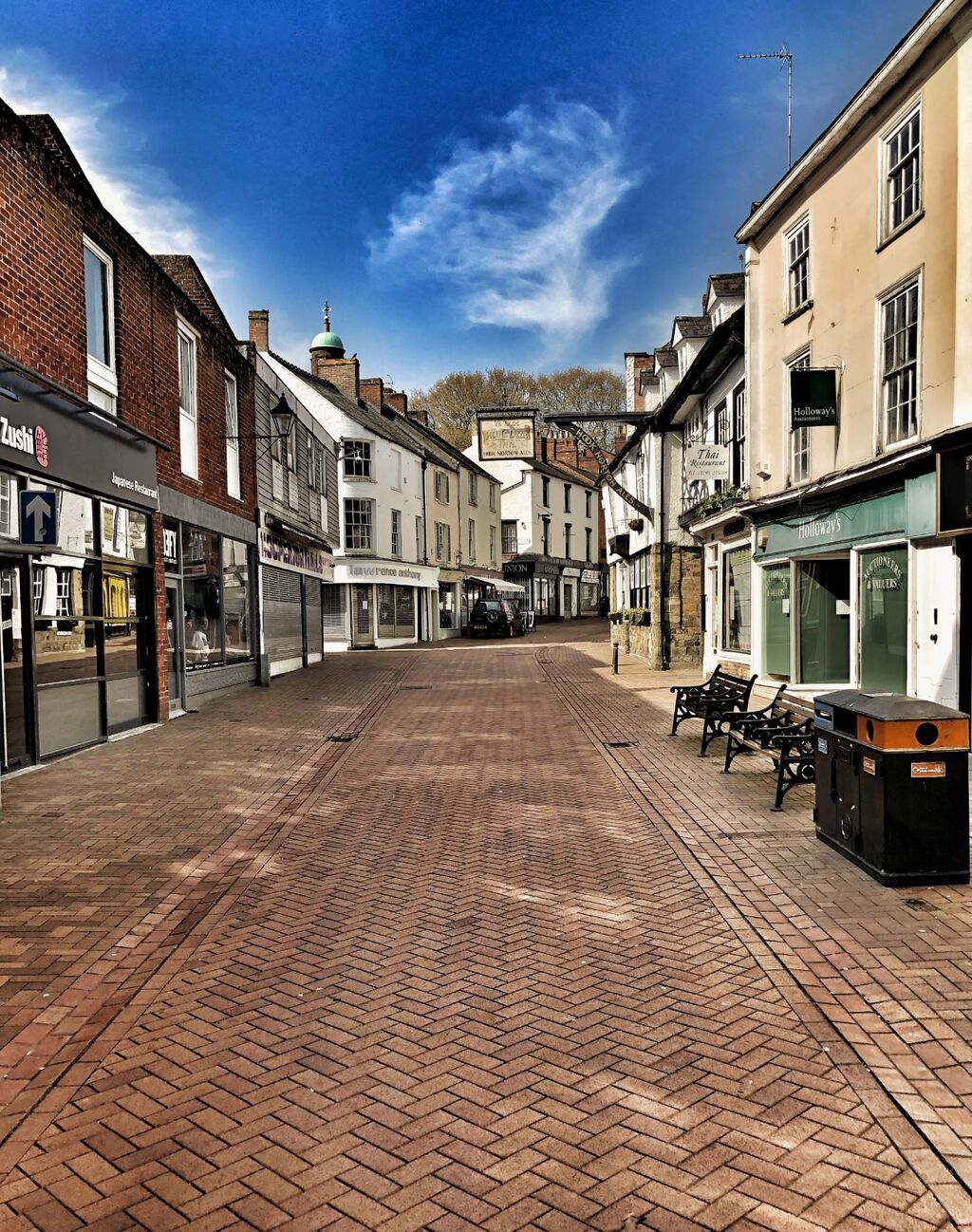 Parsons Street Banbury on Market Day