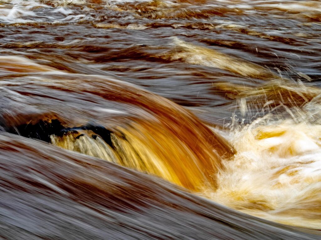 The River Ure below Aysgarth Top Falls