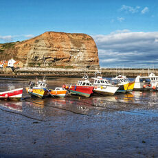 Boats at Low Tide
