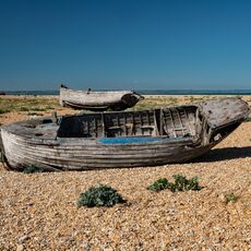 Two Abandoned Boats at Dungeness