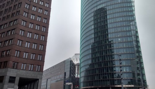 Modern buildings at Potsdamer Platz