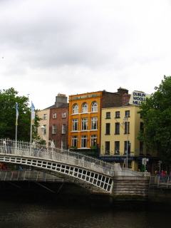 Look on the other side of the Liffey river