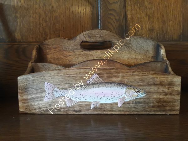 Trout letter rack