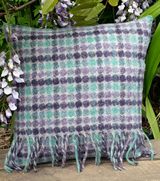 Moon fabric wool cushion