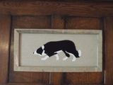 Applique collie picture