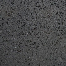 Black Glitter IQ quartz - Sizes 20mm & 30mm - Polished finish