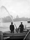 Testing Boat-water cannon