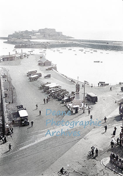 Albert Pier & Castle as seen from the Town Church Tower C Toms Photo Album-(1) enhanced