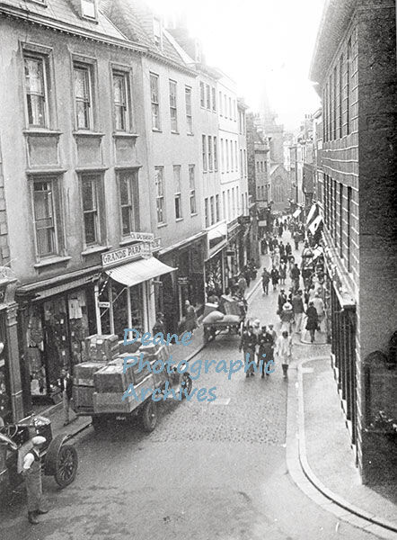 Looking down High-Street from Lloyds Bank Charles Toms Photo Album