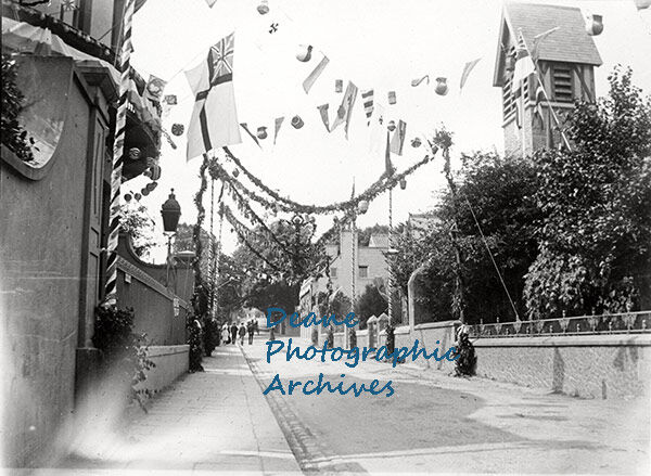 Looking up the Grange St Peter Port