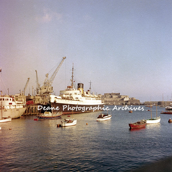 St Julen in St Peter Port Harbour 1960