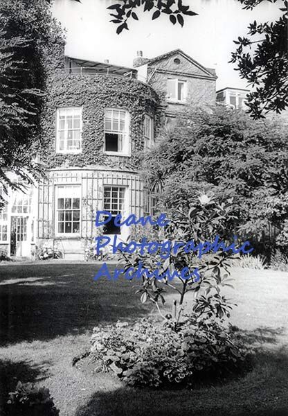 The back Garden of Bonamy House The Grange St Peter Port early 1960s