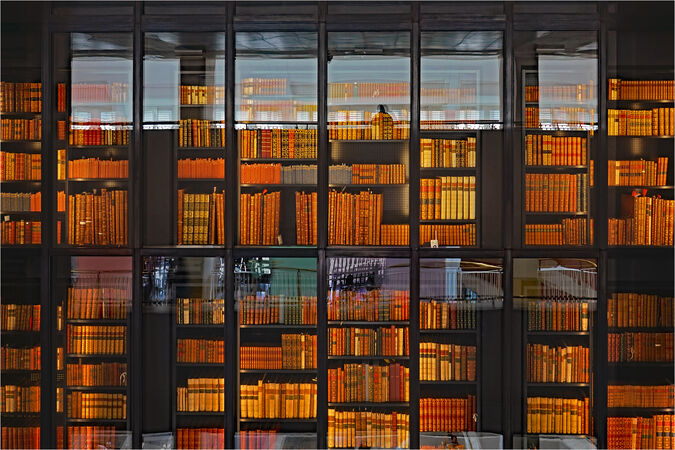 At the British Library - John Foster