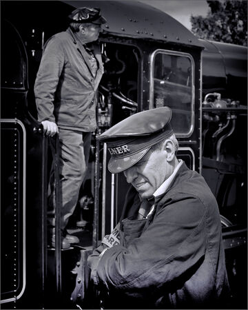 Awaiting departure - Alan Simpson