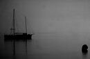 Boat in Mist - Norman Olley
