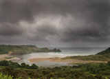 Summer storm clouds, Three Cliffs Bay