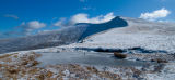 Brecon Beacons Snow Panorama