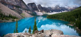 Moraine Lake, Canadian Rockies.