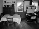Dining Area with Wood Stove