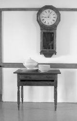Hall Table with Clock