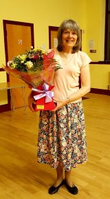 Sue retiring as Treasurer 2018