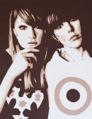 MOD GIRLS TARGET. SIZE: 24"x18".