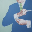 Saturday night suit - cufflink