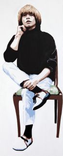 BRIAN JONES - SITTING. 40"X16"