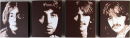 THE BEATLES - WHITE ALBUM.X4 CANVAS: 10"X8".