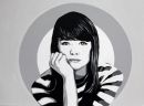 FRANCOISE HARDY. SIZE: 40"X30"