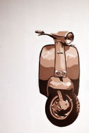 LAMBRETTA SX200 - BROWN.