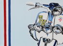 LAMBRETTA 3 STRIPES. 24"X18".