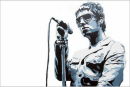 LIAM GALLAGHER - OASIS - ( GREY/BLUE.)SIZE: 36" X 24".