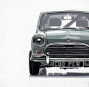 MINI COOPERS & CARS. (HAND PAINTED)