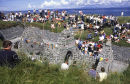 Teampall Chaomháin, Inis Oirr (Dé Bheatha Abhaile, August 2000) Ref. # F488.4