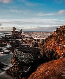 Lóndrangar sunset
