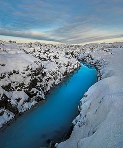 Winter at Blue Lagoon