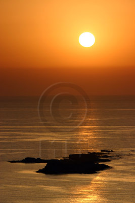 Sunset. Editorial