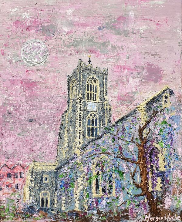 St Giles on-the-Hill in Wisteria