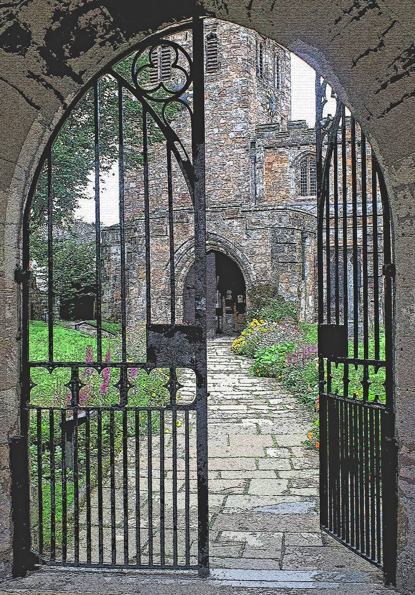 Appleby Church Yard in Pastels